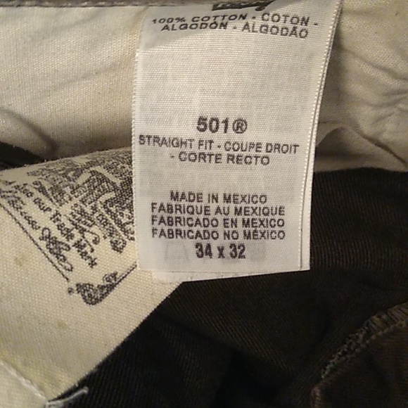 Men's Levi's 501 size 34x32 - Picture 4 of 4